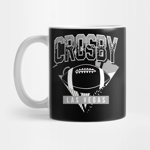 Crosby Las Vegas Football Retro by funandgames